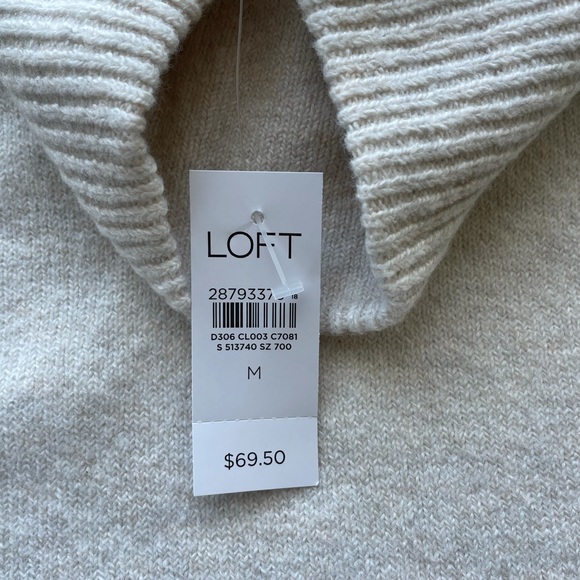 Loft cowl neck pocket sweater. - Picture 7 of 10